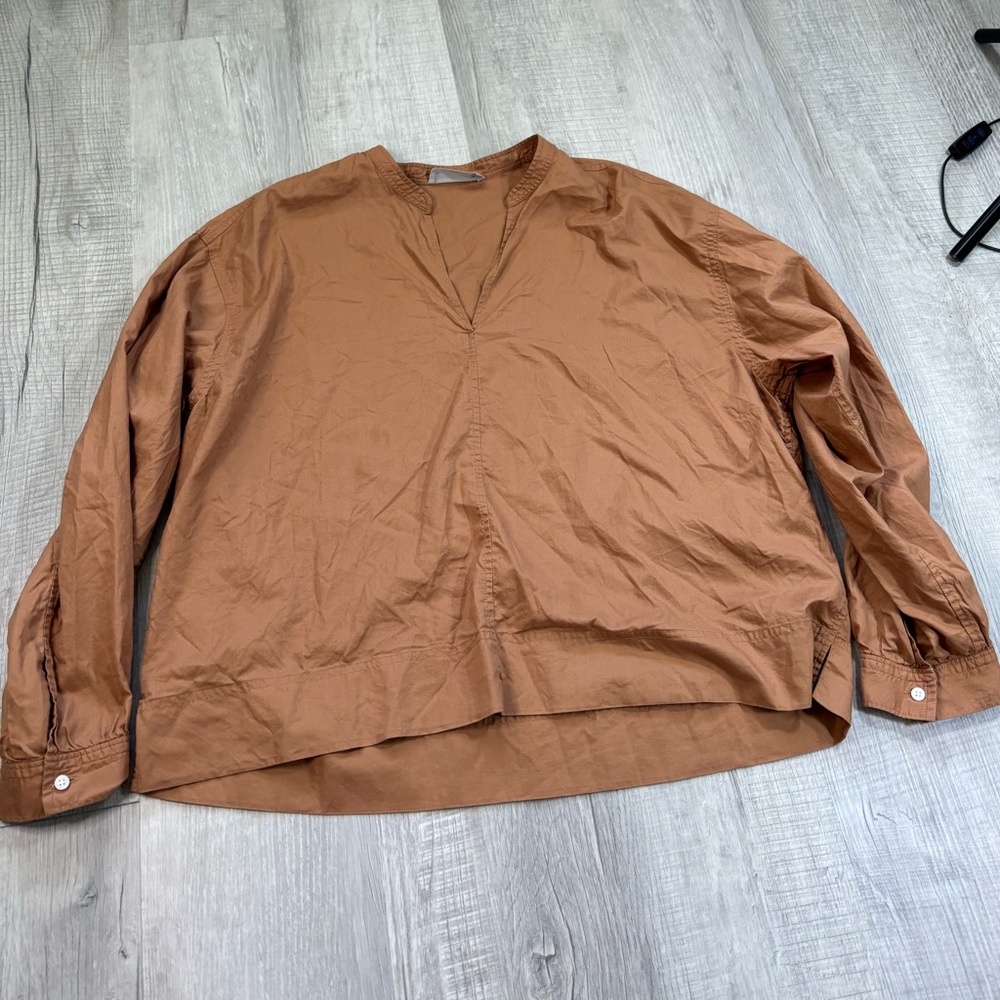 Brown Everlane Long sleeve top size 12